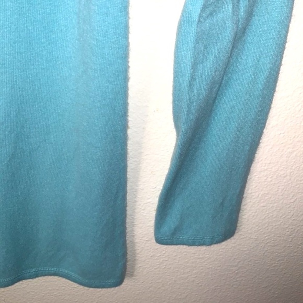 VINTAGE J. JILL 100% CASHMERE MOCK NECK TUNIC SWEATER SIZE LARGE TALL - Picture 11 of 15